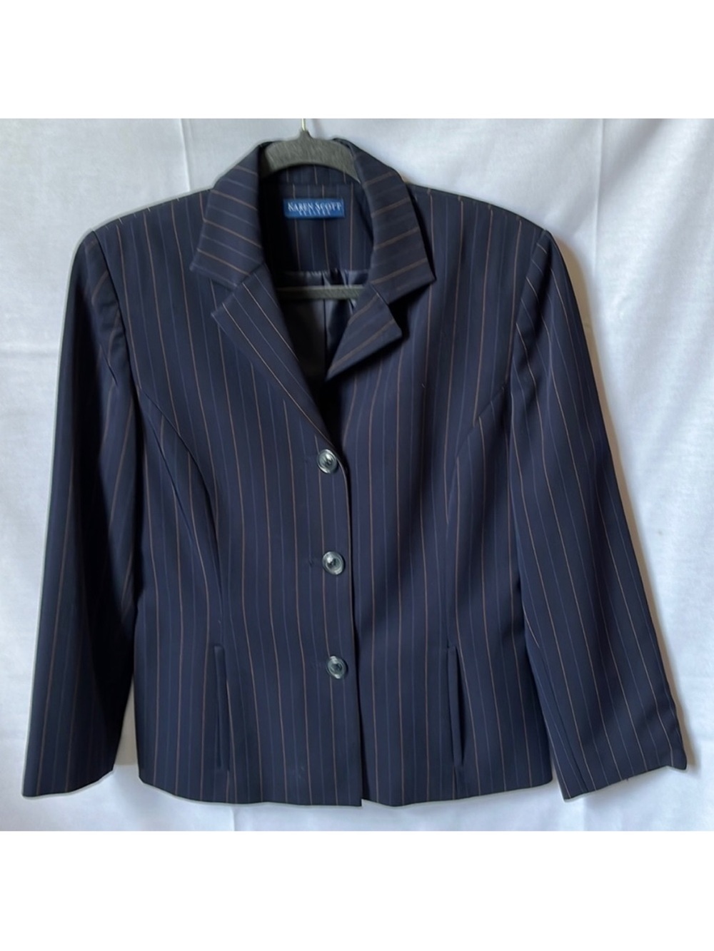 3 PC BUNDLE Career Outfit Blazer Pants Blouse Petite Work Office Business Set - Picture 3 of 9